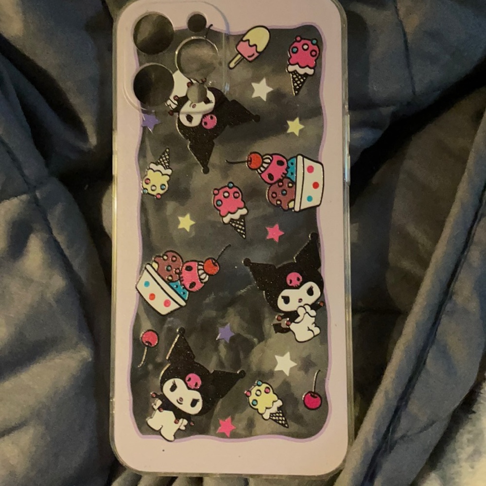 Kuromi phone case from sanrio